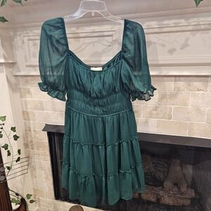 Altar'd State | Dresses | Altard State Homecoming Dress In Deep Teal |  Poshmark